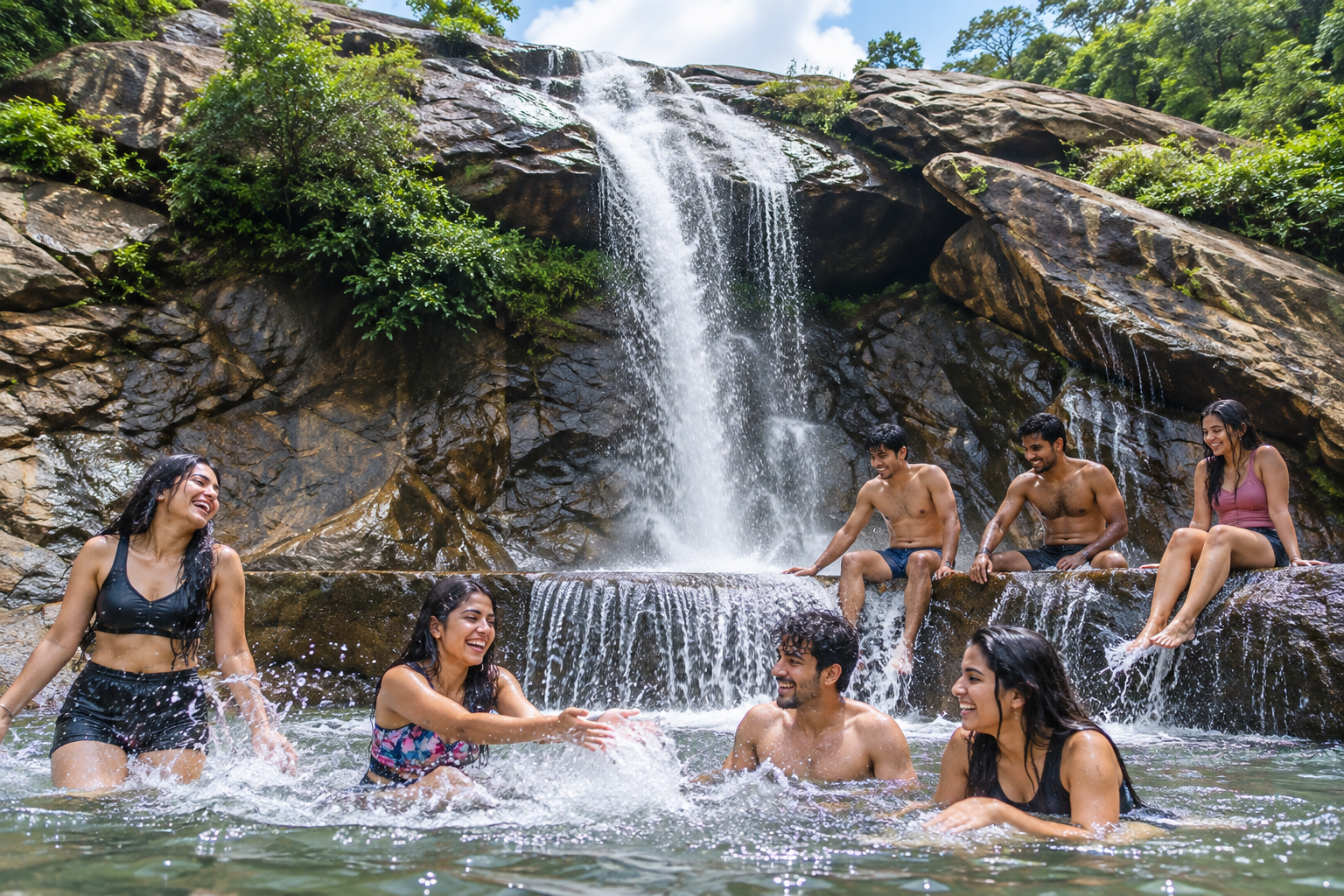 Jalagamparai Waterfalls