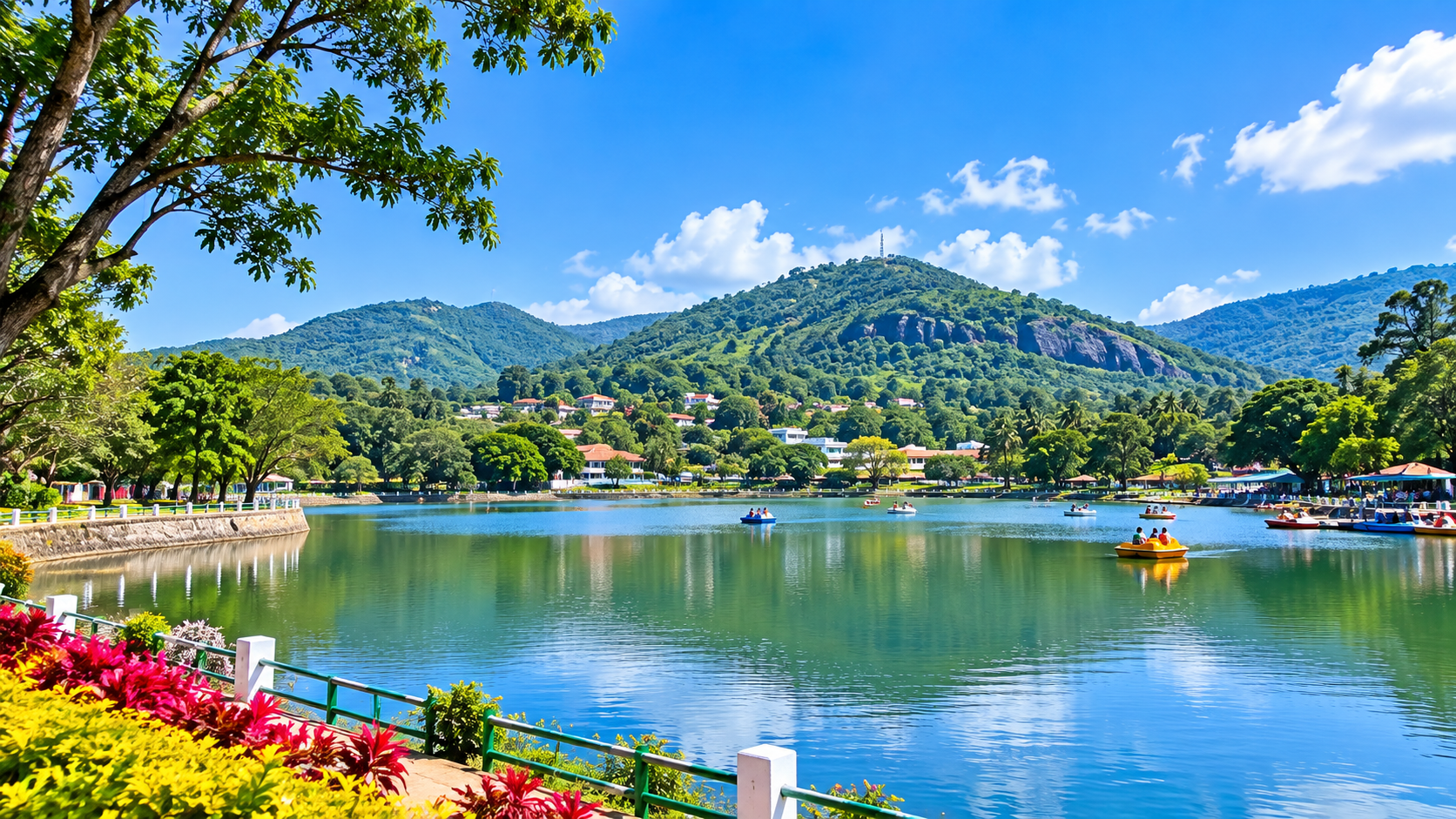 Punganoor Lake Park Yelagiri
